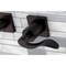 Kingston Brass KS6125DFL Two-Handle Wall Mount Bathroom Faucet, Oil Rubbed Bronze KS6125DFL - alternate 2